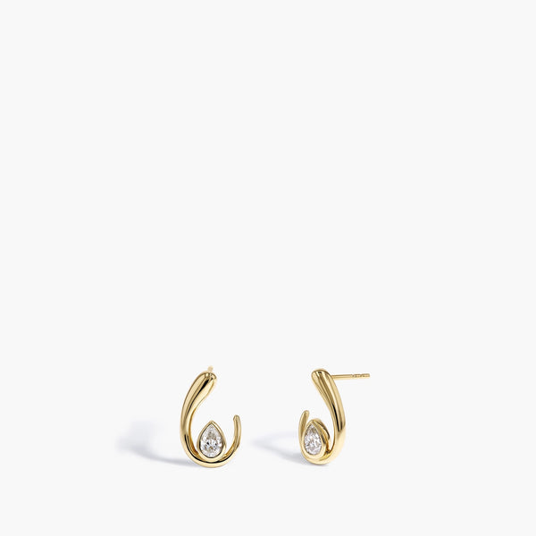 Paramount Gems 0.50 Carat Diamond Earrings in 14K Yellow Gold