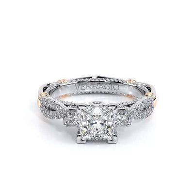 Verragio Parisian Three Stone Princess Cut Engagement Ring - Verragio product