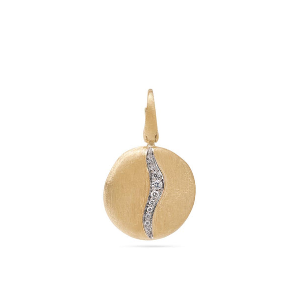 Marco Bicego Jaipur Medium Gold Diamond Charm