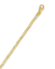 Dainty Paper Clip Link Necklace - 2.1mm