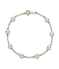 Mikimoto Akoya Pearl Station Bracelet