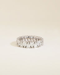 4.50ctw Pear Shaped Diamond Eternity Ring