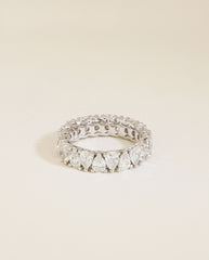 4.50ctw Pear Shaped Diamond Eternity Ring