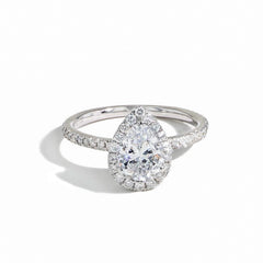 The Halo Pavé Engagement Ring