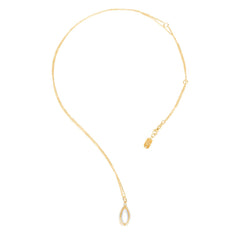 Carbon & Hyde Diamond and Pearl Cage Necklace