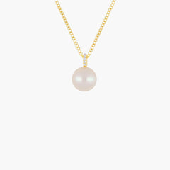 EF Collection Pearl Drop Necklace