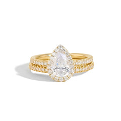 The Halo Pavé Set Engagement Ring