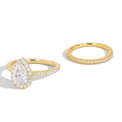 The Halo Pavé Set Engagement Ring