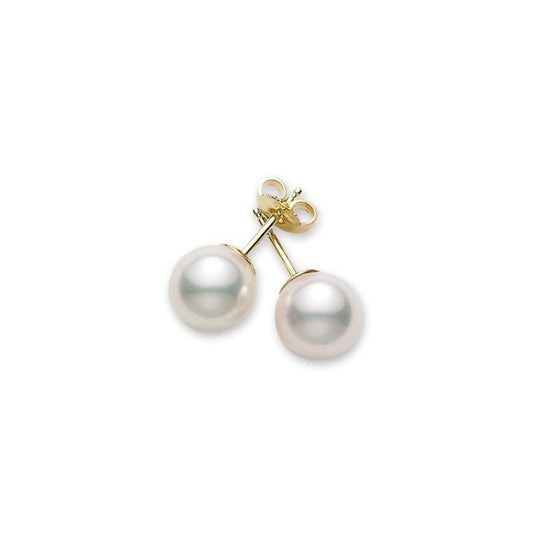 Mikimoto 8mm A+ Pearl Stud Earrings