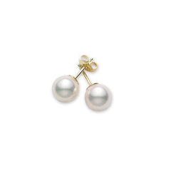 Mikimoto 8mm AAA Pearl Stud Earrings