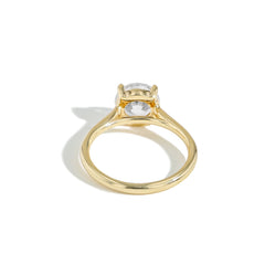 The Pear Solitaire Engagement Ring in Rose Gold