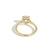 The Princess Solitaire Engagement Ring in White Gold