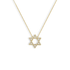 .20 Carat Diamond Star of David Pendant Necklace