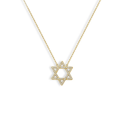 .20 Carat Diamond Star of David Pendant Necklace - Private Label product