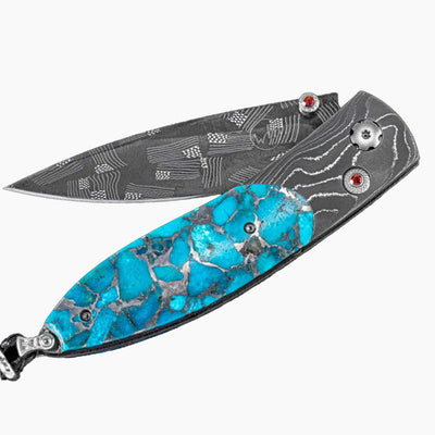 William Henry Spearpoint 'Petty' Turquoise Pocket Knife - William Henry product