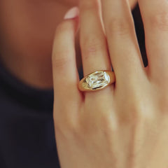 2 Carat Cushion-Cut Diamond Ring