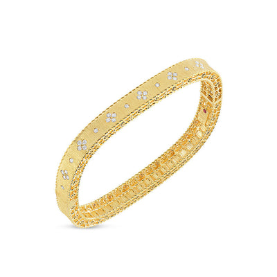 Roberto Coin Princess Yellow Gold Diamond Bangle Bracelet - Roberto Coin product