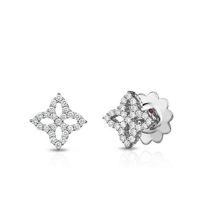 Roberto Coin Princess Flower Diamond Stud Earrings - Roberto Coin product