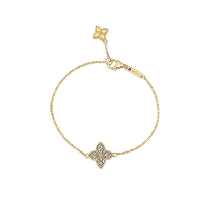 Roberto Coin Princess Flower Diamond Charm Bracelet - Roberto Coin product