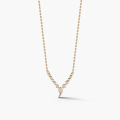 ONDYN  Small Zen Pendant Yellow Gold Necklace