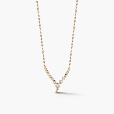 ONDYN  Small Zen Pendant Yellow Gold Necklace - Ondyn product