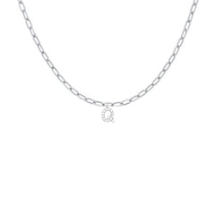 EF Collection Diamond Initial Charm in Yellow gold