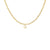 EF Collection Diamond Initial Charm in Yellow gold