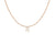 EF Collection Diamond Initial Charm in Yellow gold