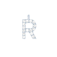 EF Collection Diamond Initial Charm in Yellow gold
