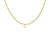 EF Collection Diamond Initial Charm in Yellow gold