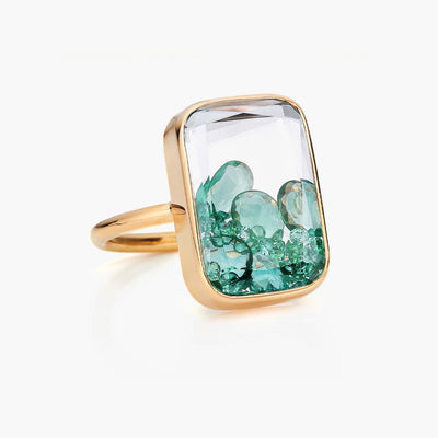 Moritz Glik Ten Fourteen Emerald Ring - Moritz Glik product