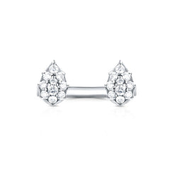 Carbon & Hyde White Gold Open Diamond Stella Ring