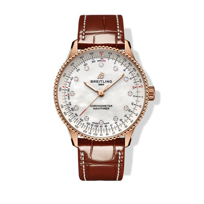 Breitling Navitimer Automatic Better Gold on Strap - 36MM - Breitling product