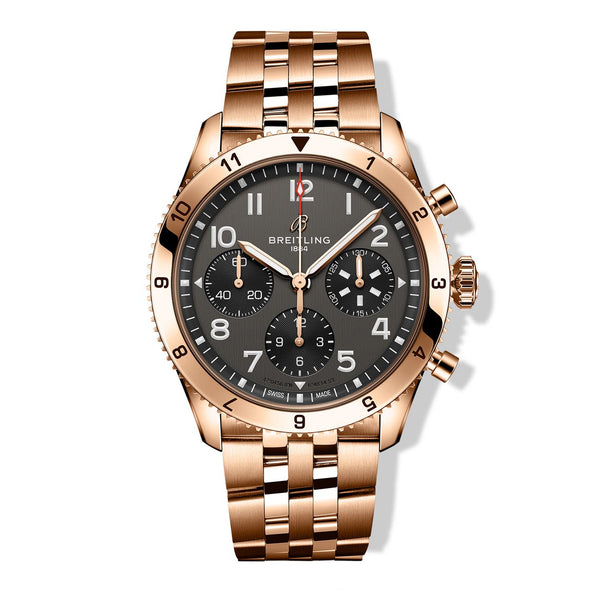 BREITLING Classic AVI , P-51 Mustang Red Gold, R233801A1B1R1