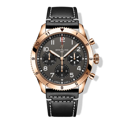 Breitling Classic AVI Red Gold P-51 Mustang on Leather - 42mm - Breitling product
