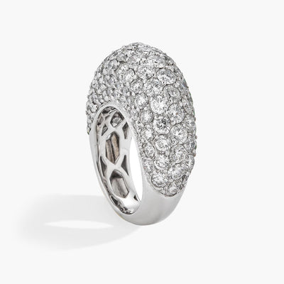 Piranesi Diamond Dome Ring in White Gold - Piranesi product