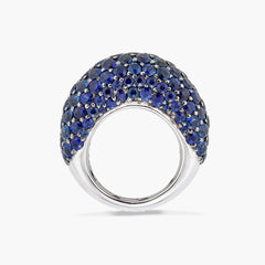 Piranesi Blue Sapphire Dome Ring