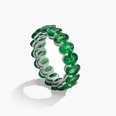 Piranesi Tsavorite Oval Eternity Ring - Piranesi product