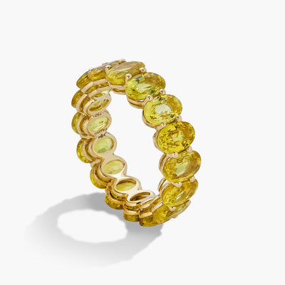 Piranesi Yellow Sapphire Oval Eternity Ring - Piranesi product