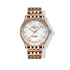 Breitling Navitimer 18K Red Gold on Strap - 32mm