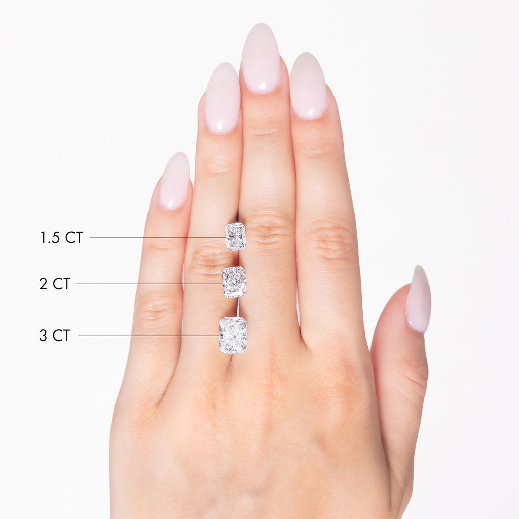Radiant Ultra Thin Solitaire Engagement Ring Setting in Yellow Gold