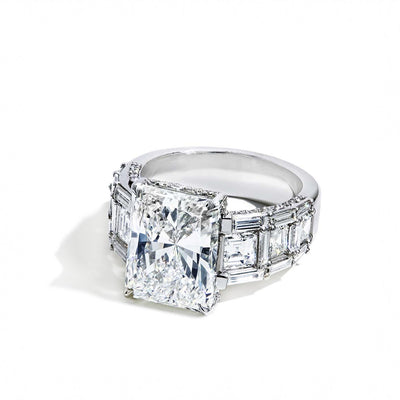 6 Carat Radiant Diamond Engagement Ring - Robert Pelliccia product