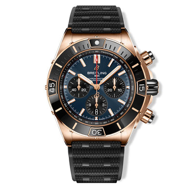 Breitling Super Chronomat 44 B01 in 18K Red Gold on Rubber - 44mm - Breitling product