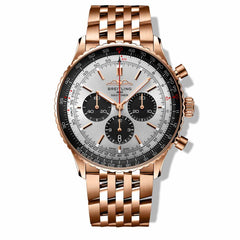 Breitling Navitimer B01 Chronograph Red Gold On Strap- 46mm