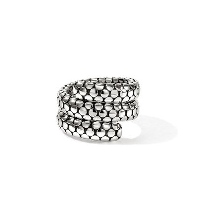 John Hardy Dot Double Coil Silver Ring - John Hardy product