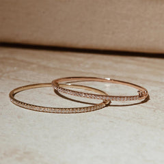 Carbon and Hyde Classic Diamond Bangle