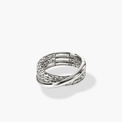 John Hardy Essentials Crossover Silver Ring - John Hardy product