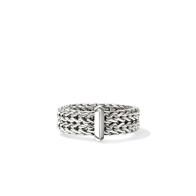 John Hardy Icon Link Silver Bar Ring - 6mm - John Hardy product