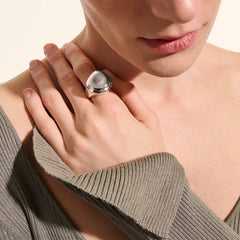 John Hardy Silver Pebble Ring