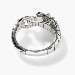 John Hardy Legends Naga Dragon Head Diamond Ring